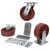 Vestil 6"X2" DUCTILE STEEL CASTER KIT 6K, PK3 H-CK3-SC6-2HD